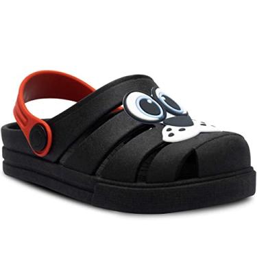 Imagem de Sandalia Babuche Menino Nº 19 Ao 28 Moda Infantil Masculino 12.75 (Preto, BR, Criança de 4 a 8 anos, Numérico, 28)