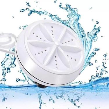 Imagem de Mini Máquina Lavar Roupas Leves Portatil No Balde Ultrasonic - Bc Bora