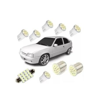 Imagem de Kit Lampadas Led Kadett Ipanema Farol Placa Teto Ré Farolete