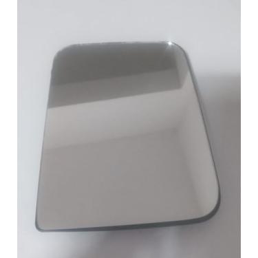 Imagem de Lente Espelho Retrovisor com Base, Compatível Kombi Teto Alto, Carat, Pão de Forma 1997-2013, Lado Direito Passageiro