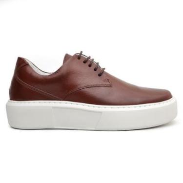 Imagem de Sapato Social Confort Masculino Sola Alta Couro de Luxo-Masculino