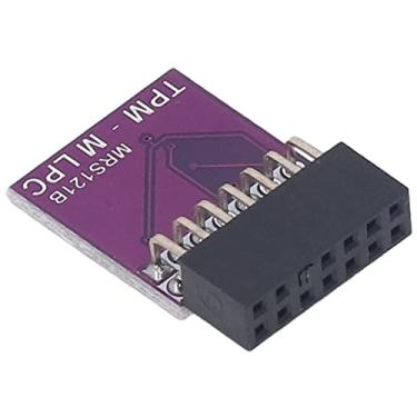 Imagem de Módulo TPM 2.0, Processador de Criptografia, Armazenar Teclas Com Segurança, Compatível Com Z590, H570, Q570, B560 e Mais, Design Leve e Compacto para Facilitar a Instalação