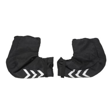 Imagem de Luvas de Guiador de Motocicleta de Tamanho Ajustável, Luvas de Inverno à Prova de Vento e Resistentes à água para Ciclismo, Bicicletas Elétricas, Carrinhos Com Forro Confortável