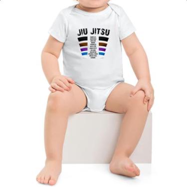 Imagem de Body intantil Jiu Jitsu faixas e golpes - Alearts, P