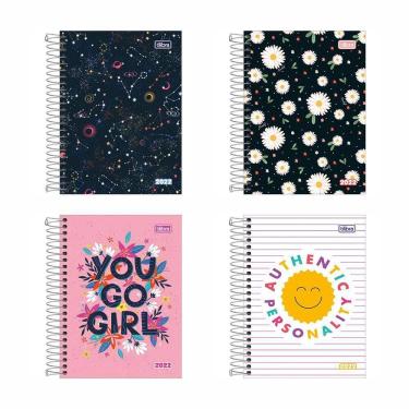 Imagem de Agenda Espiral Diária Pepper Feminina 2022 Tilibra