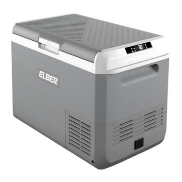 Imagem de ELBER Geladeira Portátil Digital com App, 50 Litros, 12/24V CC, Cinza