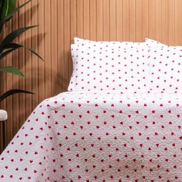 Imagem de Cobre Leito Solteiro 180 Fios com Porta travesseiro Basic - Nathalia E