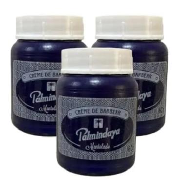 Imagem de Kit 3 Unidades Creme De Barbear Palmindaya 60g