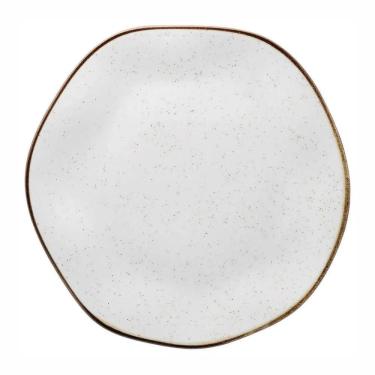 Imagem de Jogo De Pratos Rasos Em Porcelana Ryo Com 6 Peças 27,5cm Oxford Maresia