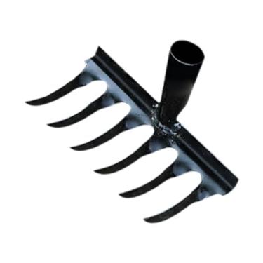 Imagem de Ｂｅｓｇａ Acessórios de ancinho de ancinho de jardim Acessórios multiuso à mão Ferramenta de removedor de ervas daninhas para reunir solo solar solo solo solo, 6 Dentes