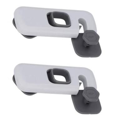 Imagem de Trava de Segurança Gaveta Geladeira Kit 2 unidades Criança Bebe Armari