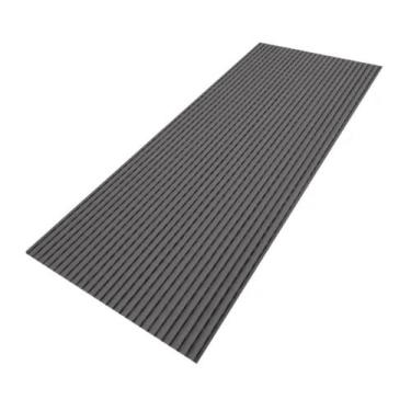 Imagem de Tapete Passadeira Emborrachado 45 X 1,50 Cm - Cinza Escuro - Rozac