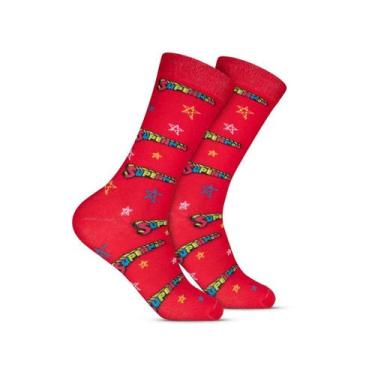 Imagem de Par de Meia 39/43 Style Cano Longo Estampada - HOAHI - ALTOMAX, Super 