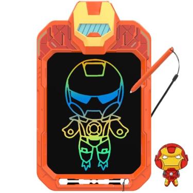 Imagem de BUKEBU Tabuleta LCD para escrita, quadro de rabisco, 25 cm, bloco de desenho colorido, mesa de desenho eletrônico, blocos de desenho, presentes de viagem para crianças de 3, 4, 5, 6, 7, 8 anos