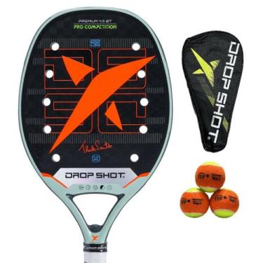 Imagem de Raquete Beach Tennis Drop Shot Premium 4.0 Carbono 12K