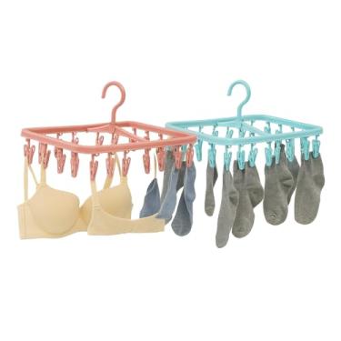 Imagem de Varal de Calcinha Meias Cuecas com 36 prendedores Retratil Recolhível