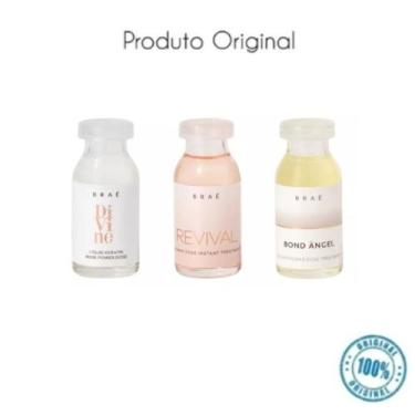 Imagem de Cronograma Capilar Braé Repair Reparação Divine + Revival + Bond 3x13m