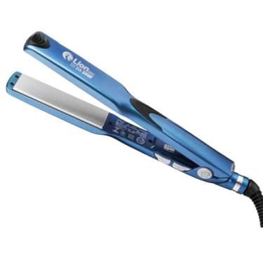 Imagem de Prancha Chapinha De Cabelo Lion Titan 500f Profissional Bivolt Azul Leve 127v e 220v