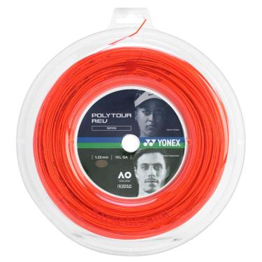 Imagem de Corda Yonex Poly Tour REV 16L 1.25mm Laranja - Rolo com 200 Metros