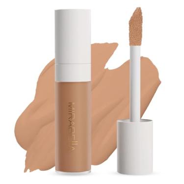 Imagem de Mirabella Invincible For All Corretivo Para Olheiras Cobertura Total - Maquiagem Hidratante Olheiras, Linhas Finas E Rugas Com Ácido Hialurônico Bronzeador T170