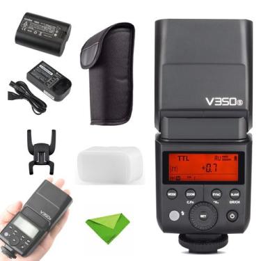 Imagem de Flash TTL Godox V350S para Sony 2.4G GN36 1/8000s HSS 500 Potência tot
