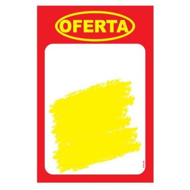 Imagem de Cartaz de Oferta Mini A6 10,5x15cm Papel Duplex 100 unidades - Casa Do