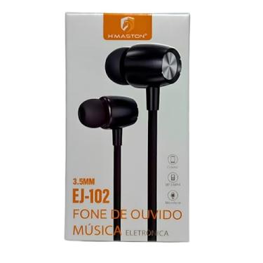 Imagem de Fone de Ouvido Com Fio Intra-auricular, Música Estéreo (Preto)