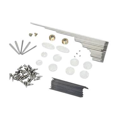 Imagem de Almencla Kit de manutenção e reparo para sax alto, kit de reparo para saxofone, substituição, resistente, parafusos, ferramenta, metal, peças para instrumentos