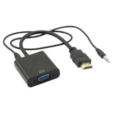 Imagem de Cabo Conversor Hdmi Para Vga + Cabo De Audio P2 Mxt 1.2.105