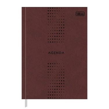 Imagem de Agenda Executiva Diária Prátika Permanente Bordô Tilibra