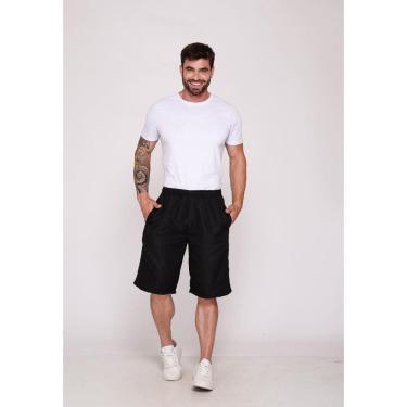 Imagem de Bermuda Masculina Nylon Preto 7943 [F075]