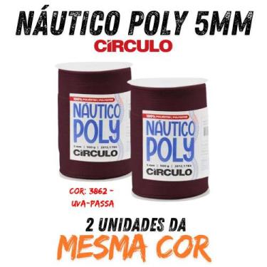 Imagem de Fio náutico poly 5mm 500g kit com 2 un - CIRCULO, 3862 - UVA-PASSA