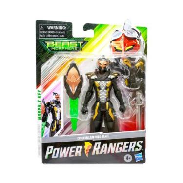 Imagem de Amarelo Ouro Vermelho Azul Hasbro Power Rangers Action Figure Beast Mo