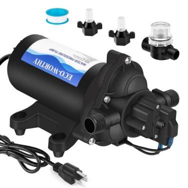 Imagem de Bomba de diafragma de pressão de água ECO-WORTHY 33 Series 110V AC