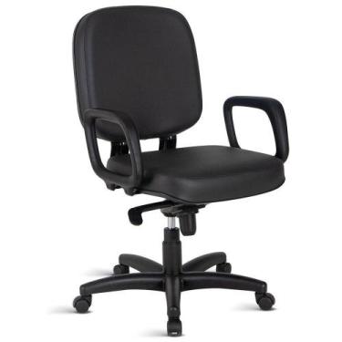 Imagem de Cadeira para Obesos Até 130 Kg Linha Gg 130 Preto - DESIGN OFFICE MÓVE