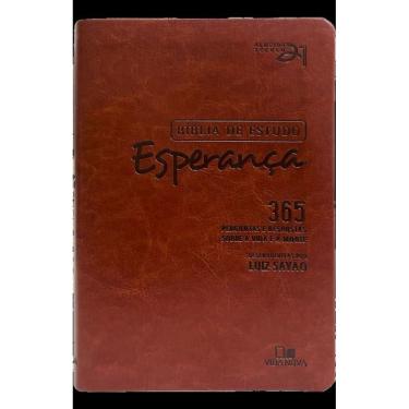 Imagem de Bíblia de estudo Esperança - Capa Couro Simulado