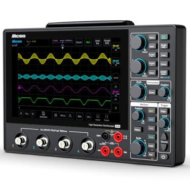 Imagem de Micsig Oscilloscope 8" High Resolution Tablet Oscilloscope with 12bit 1GSa/s Sampling Rate, 4Ch Oscilloscope, 200MHz MHO1 Series Digital Oscilloscope, Portable Handheld Tablet Oscilloscope(MHO14-200)