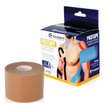 Imagem de Bandagem adesiva elástica Incoterm Protape bege