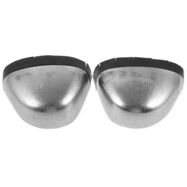 Imagem de JECOMPRIS 1 par de protetores de dedo de aço, sapatos de trabalho, protetores de dedo de aço, protetores de metatarso para sapatos de segurança, protetores de dedo para homens e mulheres, tamanho 40