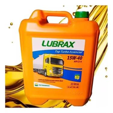 Imagem de Óleo Motor 15w40 Top Turbo Essencial Lubrax 20 Litros