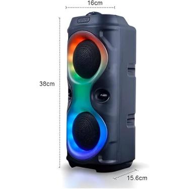 Imagem de Caixa de Som Bluetooth Recarregável Portátil USB TWS