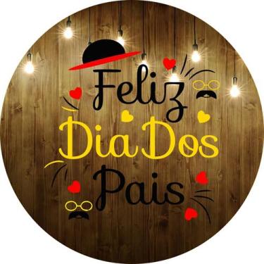 Imagem de Painel Festa Redondo C/ Elástico 1,50m Dia Dos Pais - Fadrix, PAI057