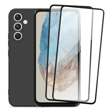 Imagem de Kit Capa Capinha Aveludada e 2 Películas de Vidro 3D Compatível Samsung Galaxy M35 - SMART E CASE