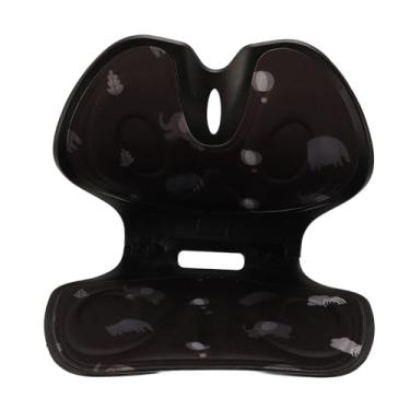 Imagem de Almofada de suporte lombar de elefante elefante (Black Floral)