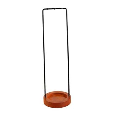 Imagem de Bothyi Suporte para caneta de caligrafia, suporte para caneta de pincel, organizador suspenso, cabide para pincel de escrita tradicional chinesa para, Ângulo Reto Preto