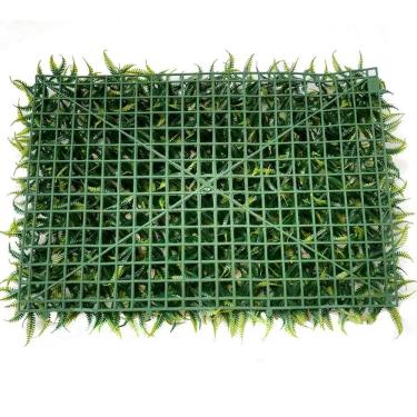 Imagem de Kit 10 Placas De Samambaia Verde Escuro 40 x 60cm Muro Inglês Jardim Vertical