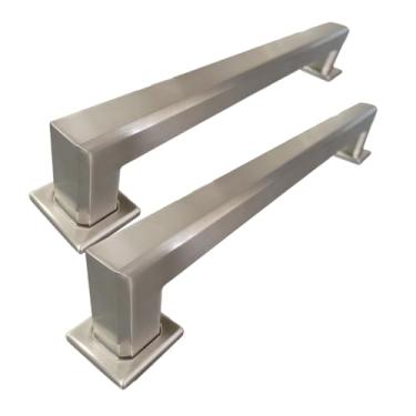 Imagem de Barras de apoio para deficientes, octógono pacote com 2 barras de apoio de chuveiro de 45 cm para idosos, barras de apoio ADA de aço inoxidável 304 para banheiras e chuveiros, alças de chuveiro de