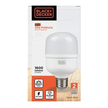 Imagem de Lâmpada led 30w bivolt 6500k alta potência black e decker