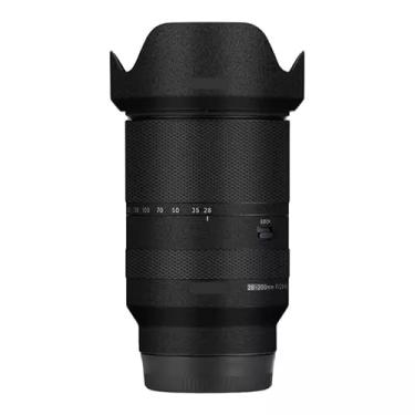 Imagem de Adesivo de câmera antiarranhões com tampa de lente para Tamron 28-200 mm adequado para Sony Mount película protetora protetor de corpo decalque 28-200 (preto fosco)