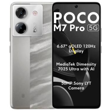 Imagem de SMARTPHONE Poco M7 Pro 5G NFC Dual SIM de 512GB 12GB RAM de 6.67 502MP